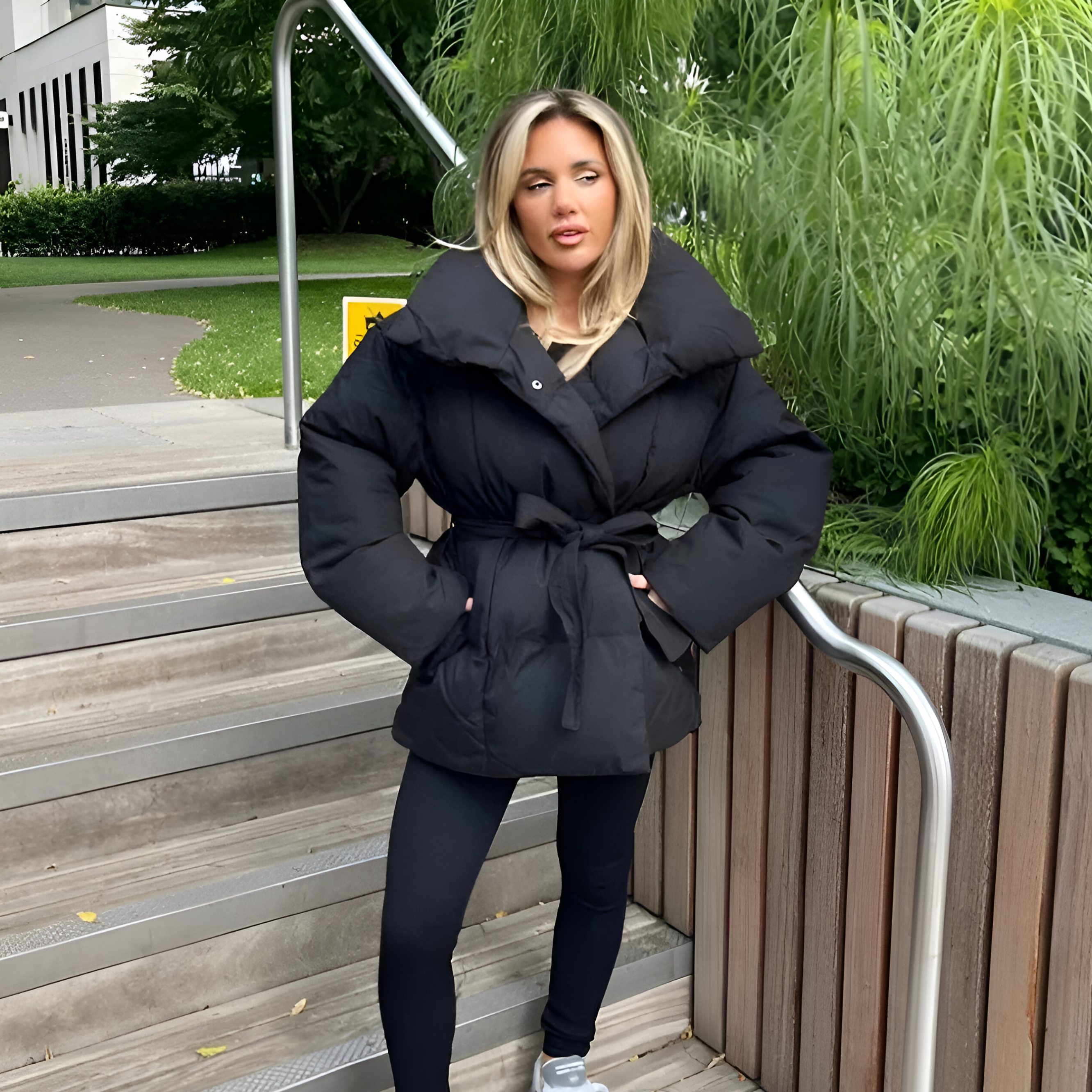 Leana – Elegant jakke med puffærmer til alle sæsoner