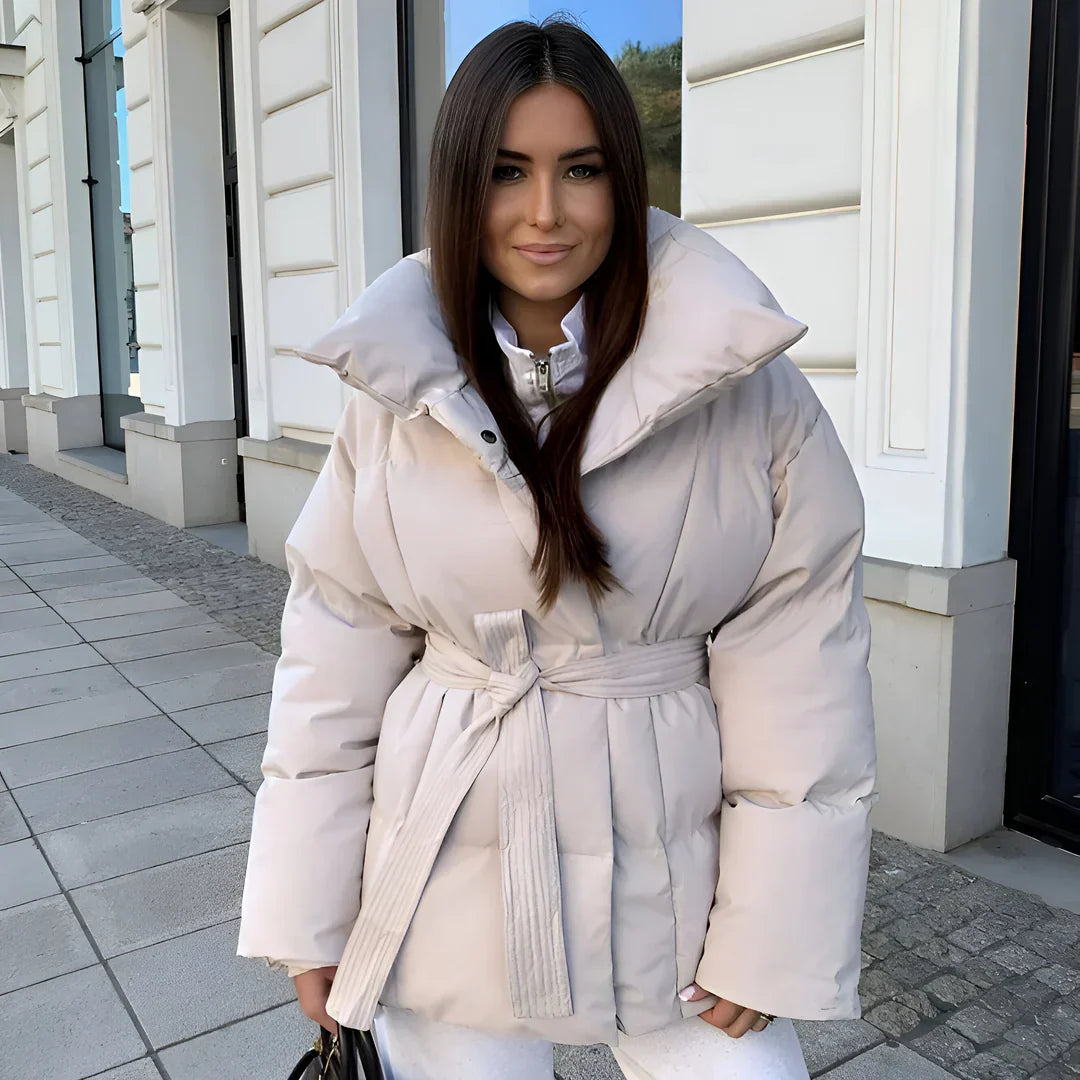 Leana – Elegant jakke med puffærmer til alle sæsoner