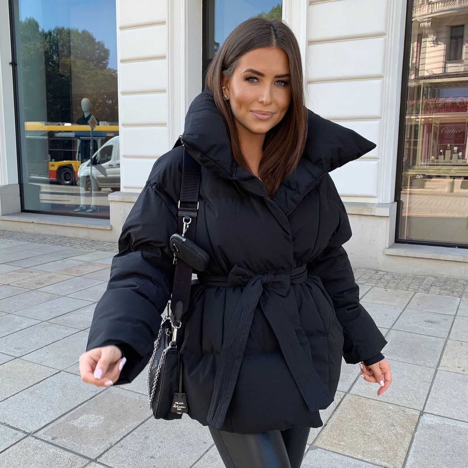 Leana – Elegant jakke med puffærmer til alle sæsoner